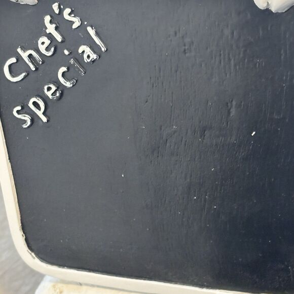 VTG Ceramic Pig Chef Chalkboard 17” Statue Kitchen Decor Figure Menu Board READ - Picture 15 of 16